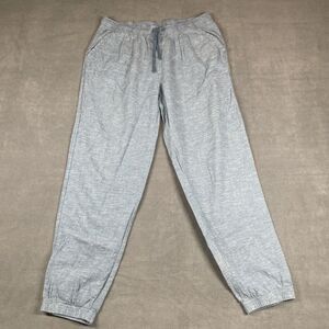 Patagonia Island Hemp Beach Joggers Pants Blue Hemp Cotton Blend Mid Rise Small